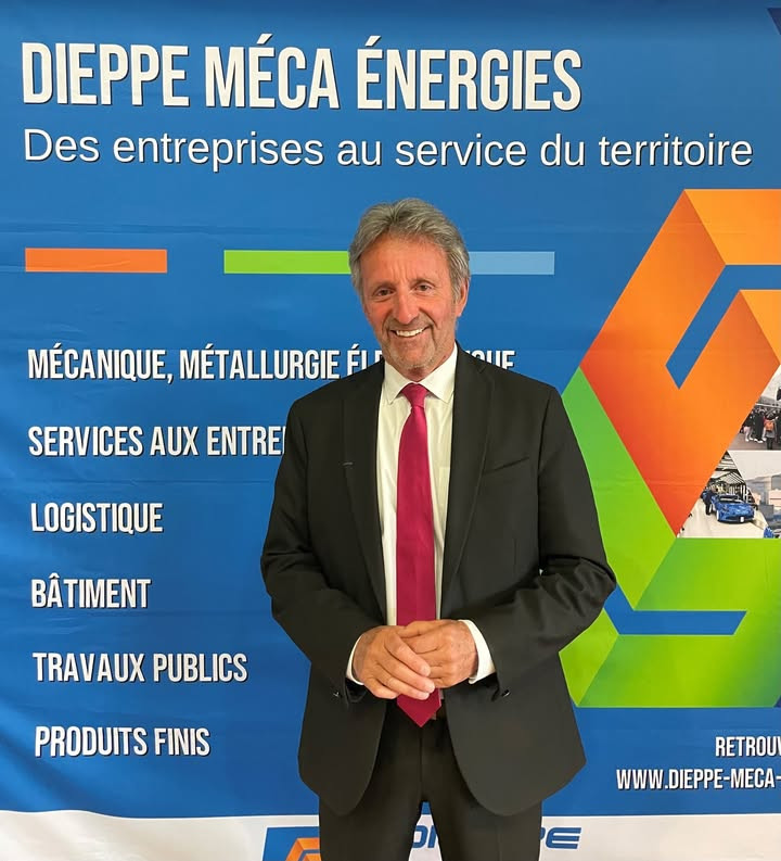 Patrice Gault, Président de Dieppe Meca Énergies, tient à remercier l’ensemble des participants de Salon Avenir des Jeunes : lycées, écoles d’ingénieurs, entreprises, ainsi que nos partenaires engagés à nos côtés.