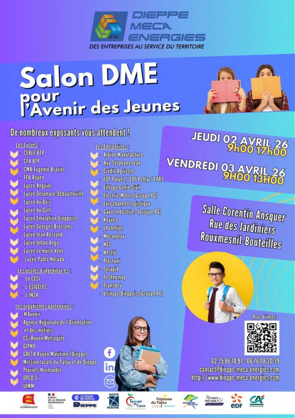 Le Salon DME revient pour accompagner les jeunes dans leur orientation et leur avenir professionnel !